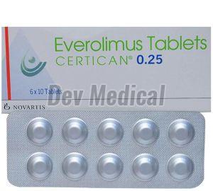 Certican 0.25mg Tablets