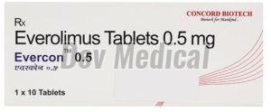 Evercon 0.5mg Tablets