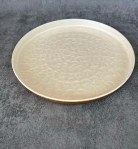 Pearl Enamel Metal Serving Tray