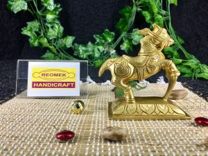 Decorative Brass Horse Statue