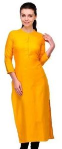 Plain Silk Kurti