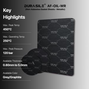 DURASILE AF-OIL-WR (Non Asbestos Gasket Sheet - Metallic)