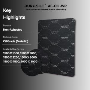 DURASILE AF-OIL-WR (Non Asbestos Gasket Sheet - Metallic)