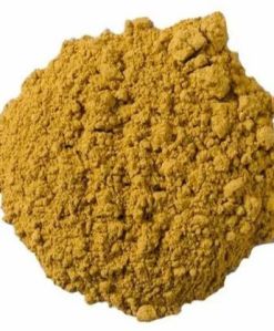 yellow ochre powder