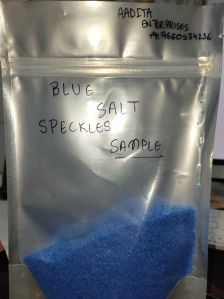 Blue Color Salt Speckles