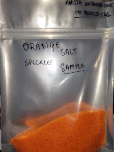 Orange Color Salt Speckles