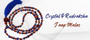 crystal rudraksha jaap mala