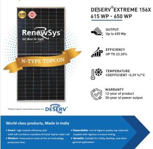 Renewsys solar panels