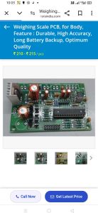 Weighing scale motherboard pcb model MQQ 10 peice