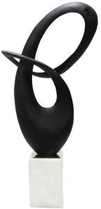 Matt Black Sculpture