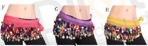 sequins belly belt