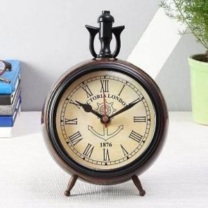 6 Inch Wooden Table Clock