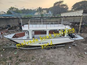 frp double deck 30 seater speed boat