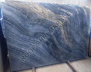 Blue Indian Carrara Marble Slab