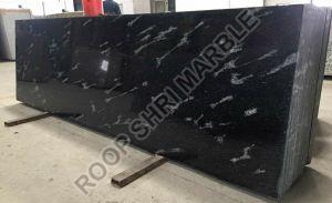 Fish Black Granite Slab