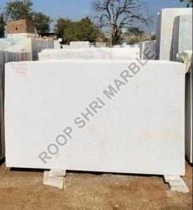 Plain White Marble Slab