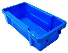 plastic milk crate 568 x 298 x 174 mm OD