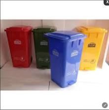 waste bin flat lid