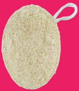 oval natural loofah