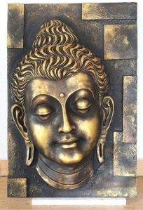 Buddha face wall murals