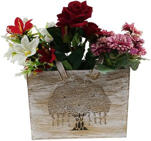 Decorated Flower Basket