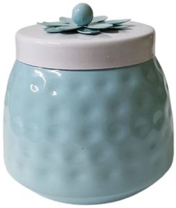 Decorative Ceramic Candle Jar