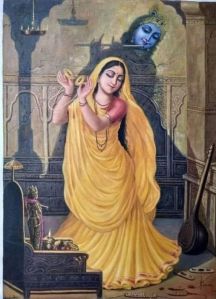 Traditional Rajasthani Canvas Painting