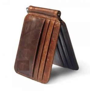 Leather Money Clip