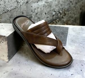 Hand made genuine leather slippers