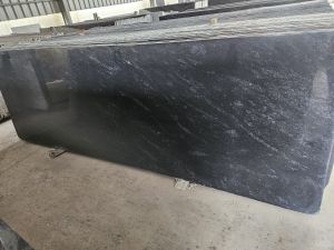 Wave Black Granite Slab