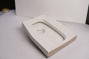 White Eastern Pan Toilet Seat