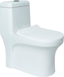 White Lava One Piece Water Closet