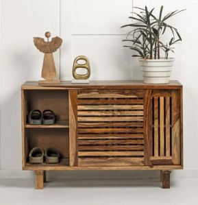 Sheesham Wood Shoe Rack