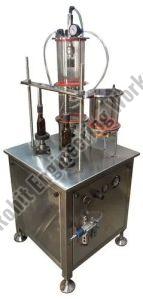 Semi Automatic 2 Head Vacuum Filling Machine