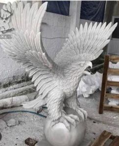 Marble Eagle Statue