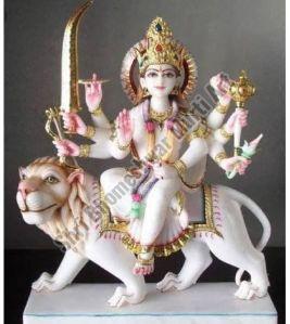 marble durga statue