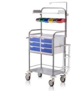 Stainless Steel Crash Cart Trolley