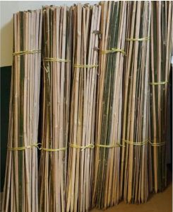 dry bamboo sticks