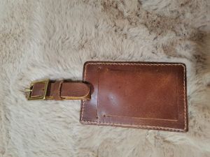 Leather Luggage Tag
