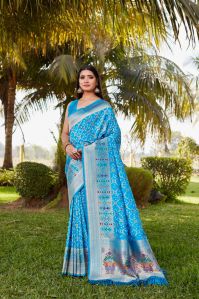 Pure Gaji Silk Bandhani Gharchola Saree