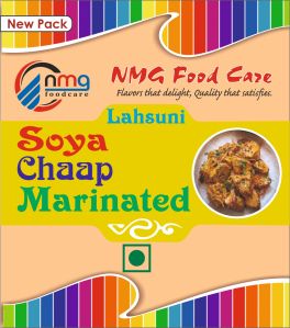 Lahsuni Marinated Soya Chaap