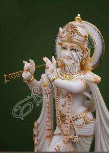 Shree Radha Krishna Marble Statue