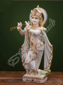 Shree Radha Krishna Marble Statue