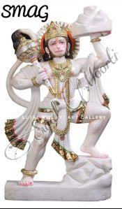 Marble Veer Hanuman Statue