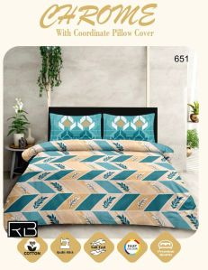 King Size Printed Cotton Bed Sheet