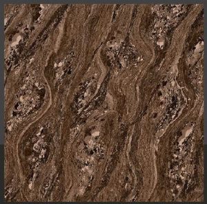 Aura Brown Glossy Floor Tiles