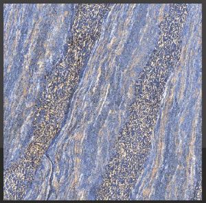 Ethen Blue Glazed Vitrified Floor Tiles