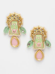 Peacock Drop Earring, DGED23018