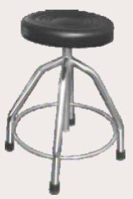 Round Patient Revolving Stool