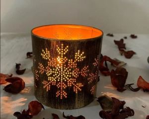 Cage Shaped Tealight Candle Holder